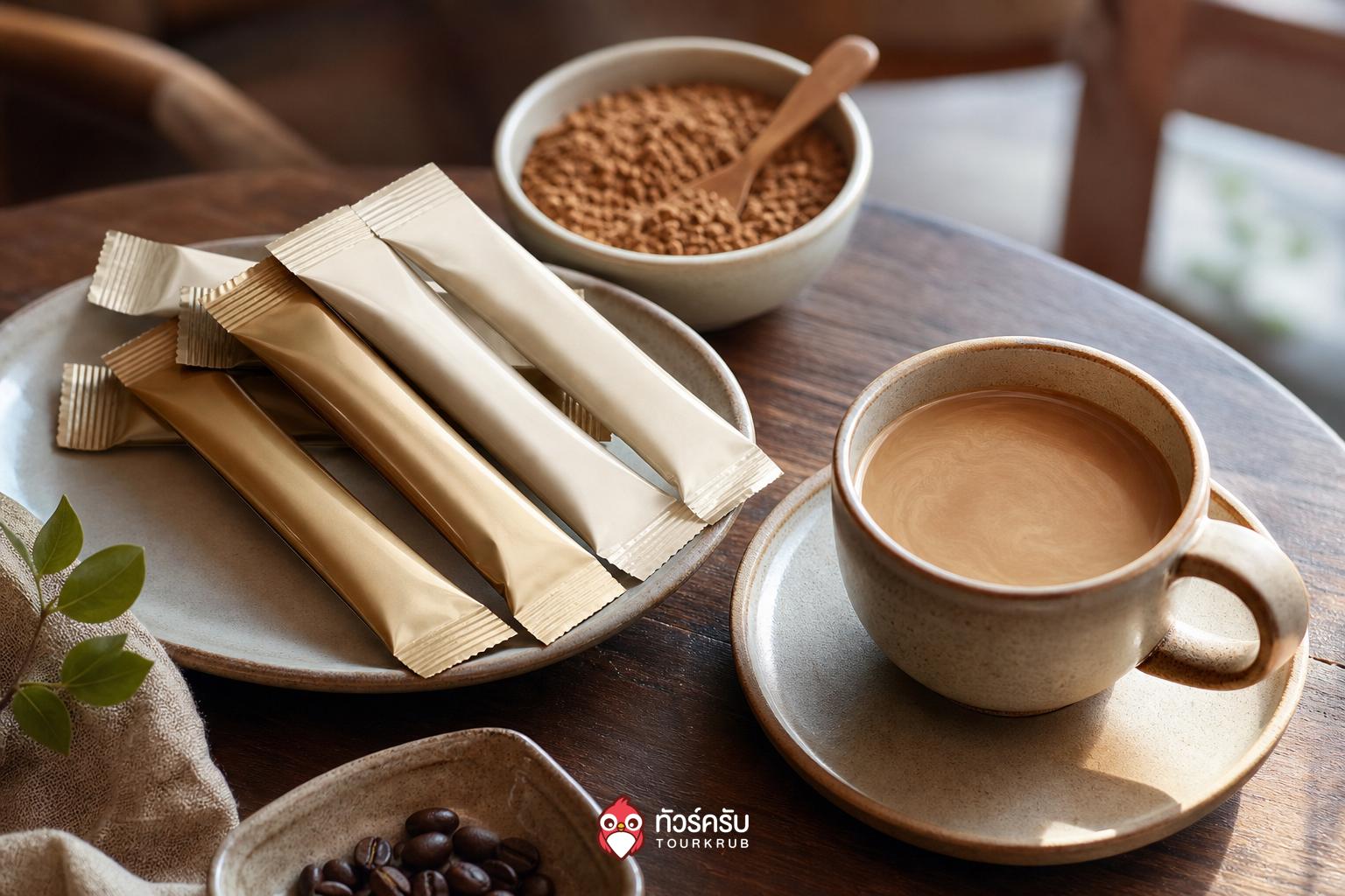 ของฝากเกาหลี กาแฟซองเกาหลี (Maxim Coffee Mix)