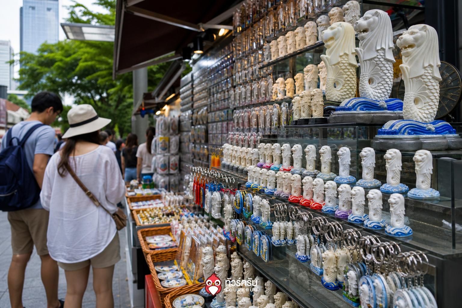 ของฝากสิงคโปร์ ของที่ระลึกเมอร์ไลออนและแม่เหล็กติดตู้เย็น (Merlion Souvenirs and Magnets)