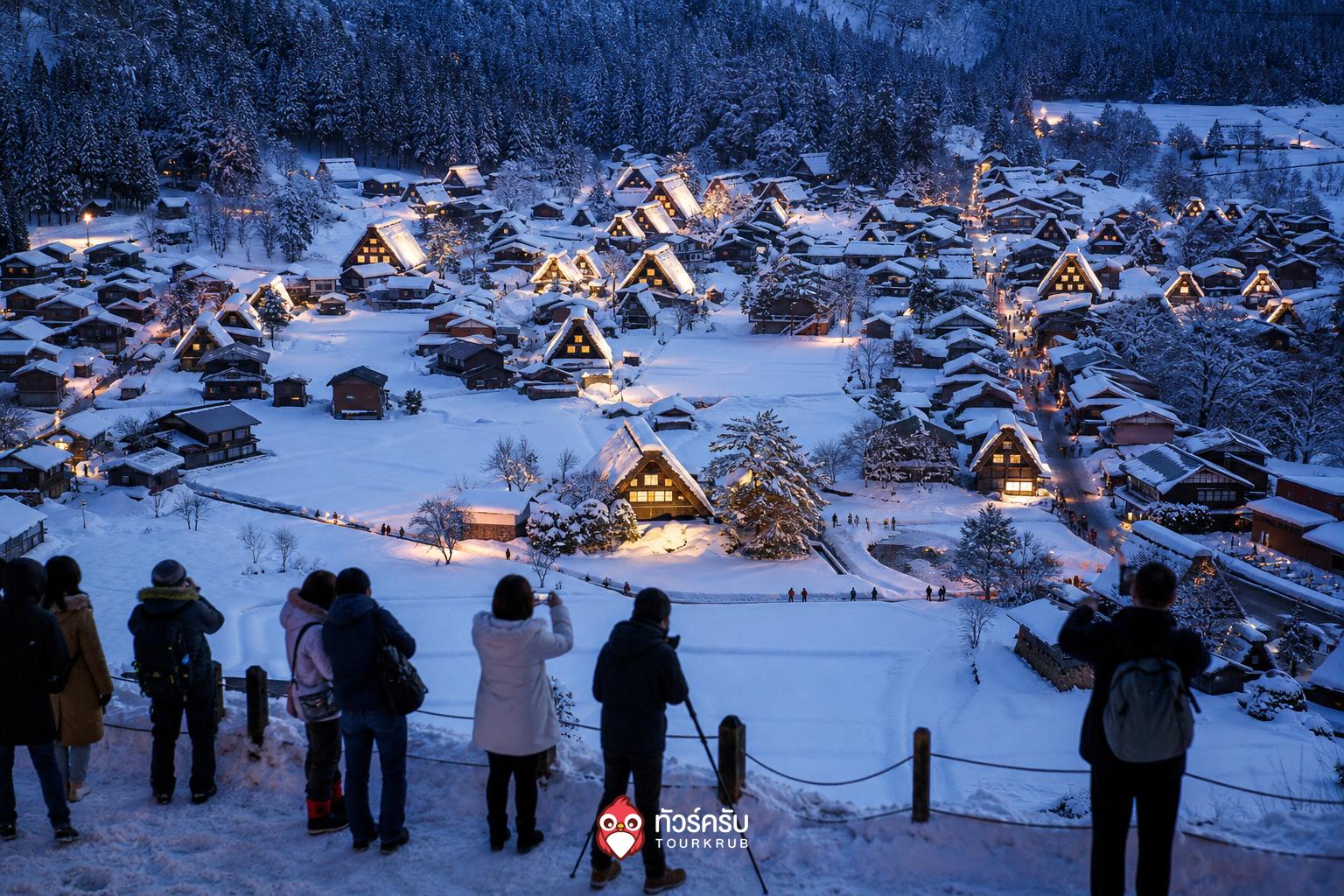 ที่เที่ยวญี่ปุ่นหิมะ ชิราคาวาโกะ (Shirakawa-go)