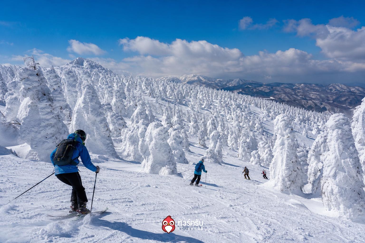 ที่เที่ยวญี่ปุ่นหิมะ ซาโอะออนเซ็นสกีรีสอร์ต (Zao Onsen Ski Resort)