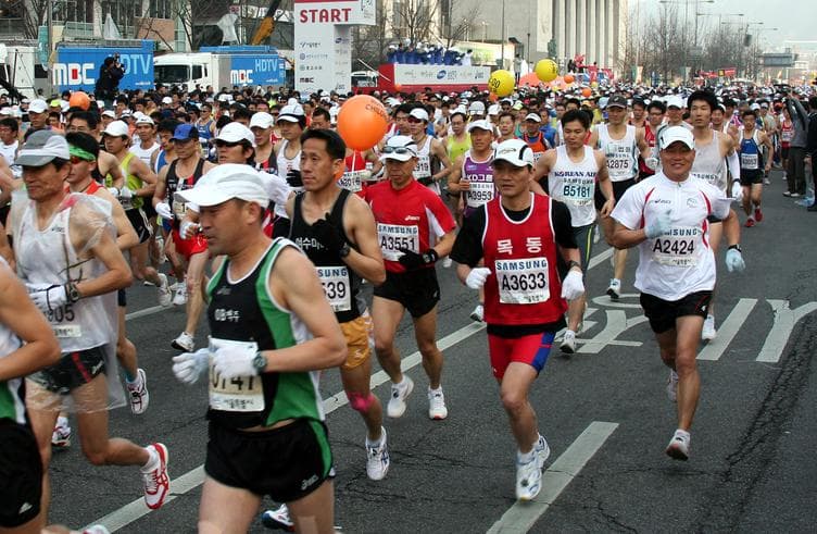 งานเทศกาลวิ่งมาราธอนเกาหลี