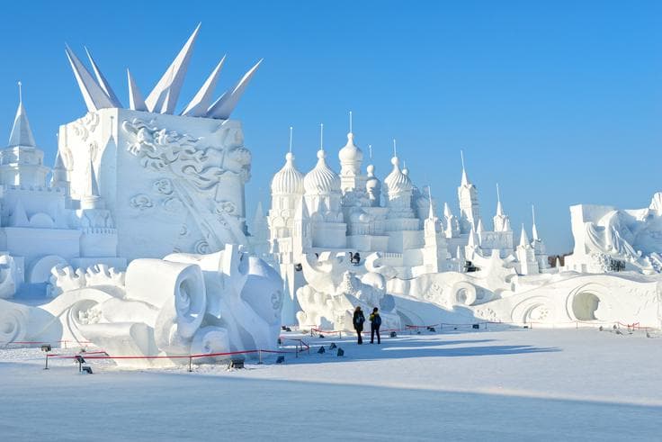 ทัวร์จีน ฮาร์บิ้น เทียนสิน 5 วัน 3 คืน เกาะพระอาทิตย์ Harbin 2019 International Ice and Snow Festival บิน CA