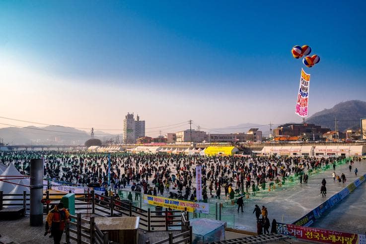 ทัวร์เกาหลี โซล 5 วัน 3 คืน เทศกาลตกปลาน้ำแข็ง สวนสนุกเอเวอร์แลนด์ บิน XJ 