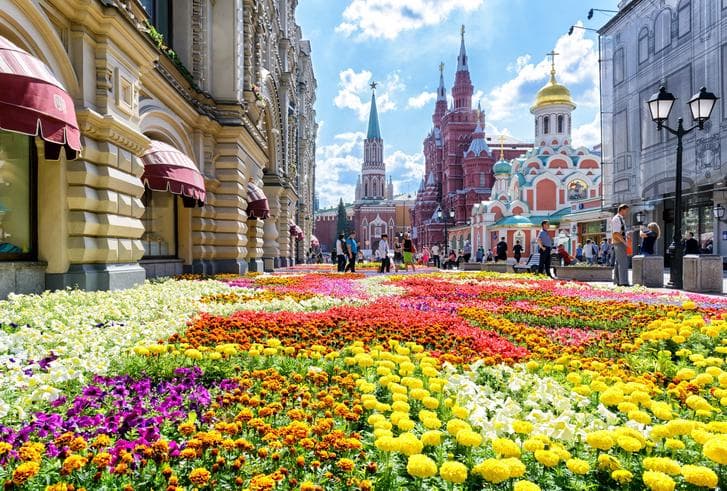 ทัวร์รัสเซีย มอสโคว์ เซนต์ปีเตอร์สเบิร์ก 7 วัน 5 คืน เทศกาลดอกไม้มอสโคว ล่องเรือแม่น้ำเนวา บิน TG