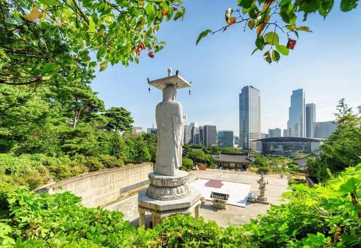 ทัวร์เกาหลี กรุงโซล 5 วัน 3 คืน วัดพงอึนซา K-WORLD FESTA 2019 (Closing) ถนนฮงอิก บิน OZ