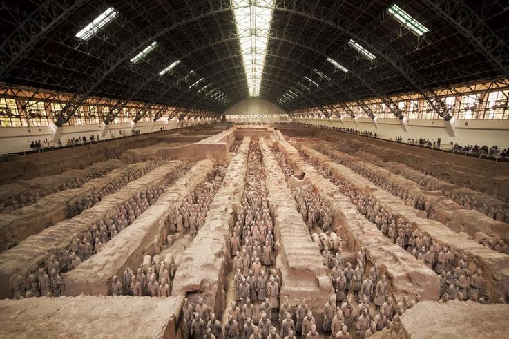 ทัวร์จีน ซีอาน 5 วัน 4 คืน ผาหินแกะสลักหลงเหมิน พิพิธภัณฑ์กองทหารดินเผาจิ๋นซี ประตูเมืองลี่จิง บิน FD 