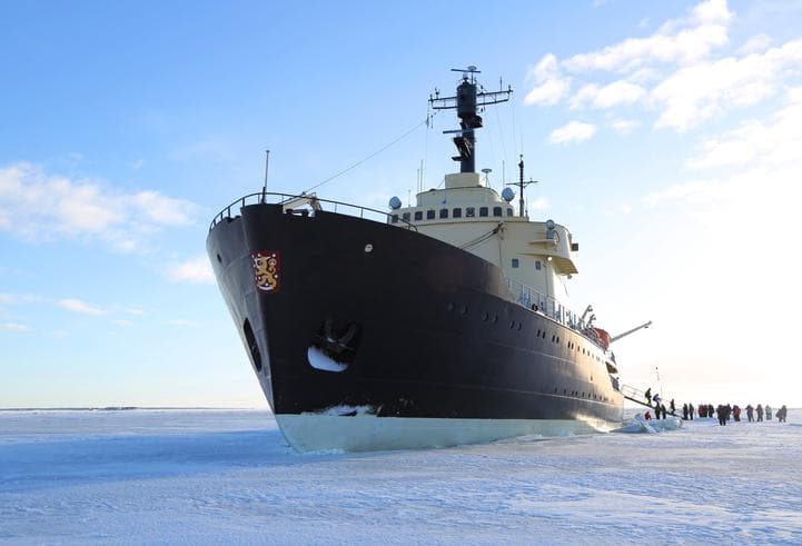 ทัวร์ฟินแลนด์ เฮลซิงกิ 9 วัน 6 คืน หมู่บ้านซานต้า นั่งเรือตัดน้ำแข็ง SAMPO Icebreaker บิน AY
