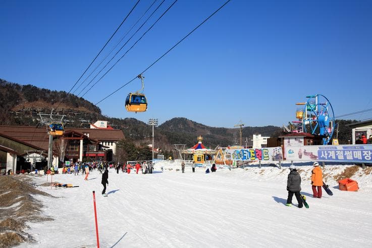 ทัวร์เกาหลี โซล 5 วัน 3 คืน ชายหาดอันมก เทศกาลหิมะที่ยงเพียงสกีรีสอร์ท บิน TG