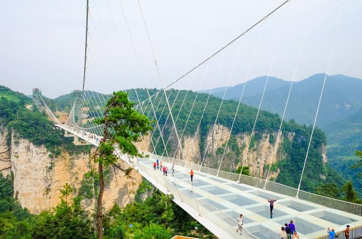 ทัวร์จีน จางเจียเจี้ย ฟ่งหวง 6 วัน 5 คืน เขาเทียนเหมินซาน สะพานแก้วที่ยาวที่สุดโลก บิน FD 