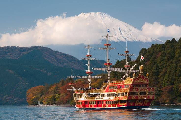 ทัวร์ญี่ปุ่น โตเกียว 5 วัน 3 คืน ภูเขาไฟฟูจิ(ชั้น5) นั่งกระเช้าชมหุบเขาโอวาคุดานิ ล่องเรือโจรสลัดทะเลสาบอาชิ บิน TG