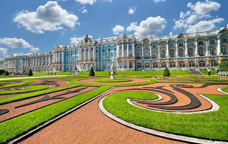 ทัวร์รัสเซีย มอสโคว์ เซนต์ปีเตอร์สเบิร์ก 7 วัน 5 คืน พระราชวังแคทเธอรีน พระราชวังฤดูร้อนเปโตรควาเรสต์ บิน TG