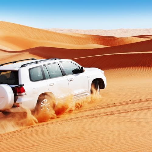 นั่งรถตะลุยทะเลทราย