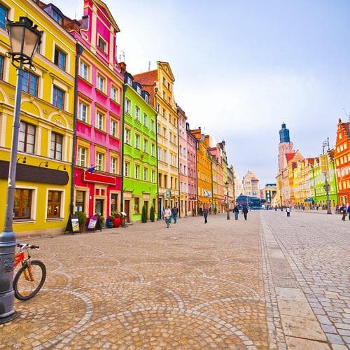 Colorful city Poland 